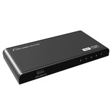 view Lenkeng 1-In-4-out HDMI Splitter with HDR & EDID - Black
