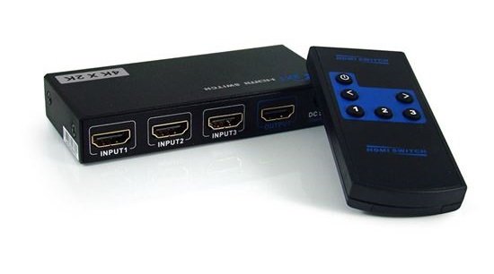 Lenkeng 3 In 1 Out HDMI Switch - HDCP1.2 and DVI-D or DVI-I Compliant