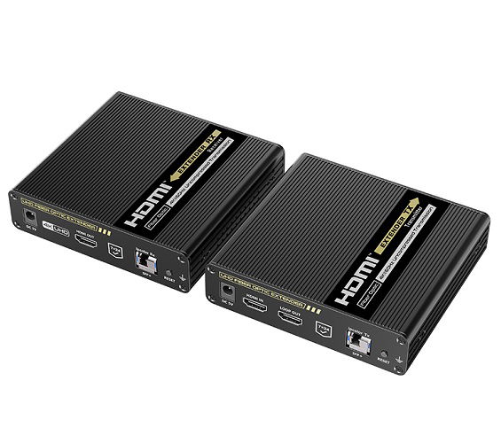 Lenkeng HDMI2.0 Over Fiber Optic Extender up to 40km