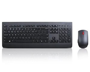 Lenovo Professional Wireless Keyboard and Mouse Combo - Black