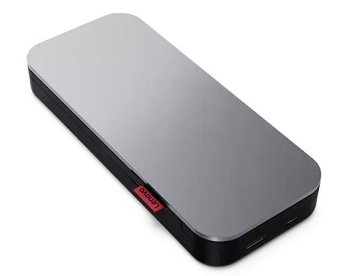 Lenovo Go 20000mAh USB-C Laptop Power Bank - Thunder Black