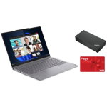 Lenovo ThinkBook 14 2-in-1 Gen 4 14 Inch Intel Ultra 5 125U 4.3GHz 16GB (2x 8GB) RAM 512GB SSD Touchscreen Convertible Laptop with Windows 11 Pro + USB-C Dock + $50 Prezzy Card