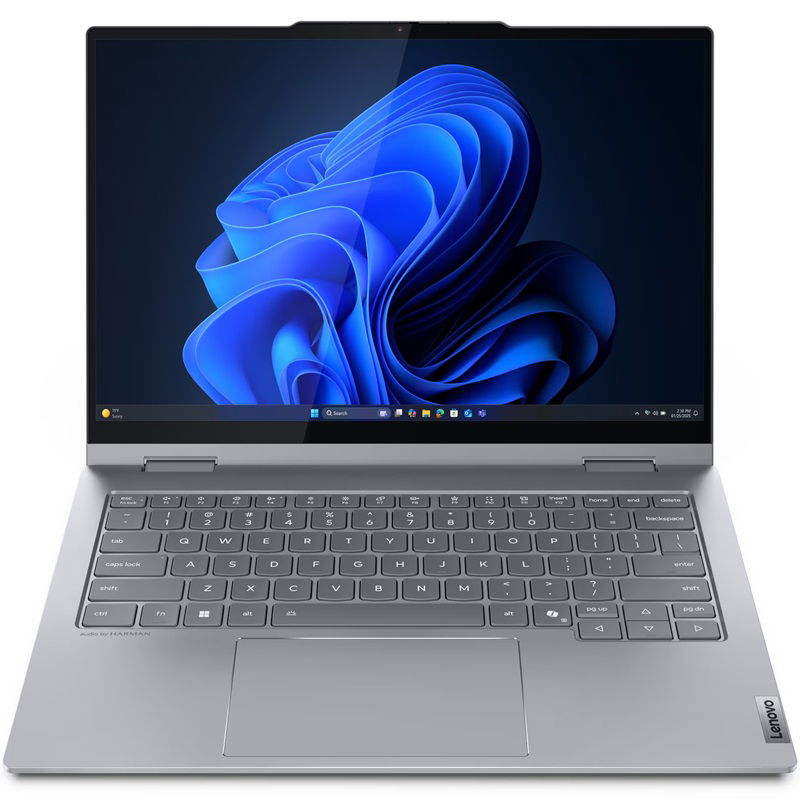 Lenovo ThinkBook 14 2-in-1 Gen 5 14 Inch Ultra 5 225U 12C 4.8GHz 32GB (2x 16GB) RAM 512GB SSD Wi-Fi 6E Touchscreen Convertible Laptop with Windows 11 Pro
