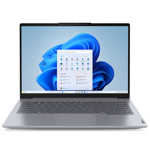 Lenovo ThinkBook 14 Gen 7 14 Inch AMD Ryzen 5 7535HS 4.55GHz 16GB RAM 512GB SSD Laptop with Windows 11 Pro - Arctic Grey