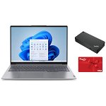 Lenovo ThinkBook 16 Gen 7 16 Inch Intel Ultra 5 125U 4.3GHz 16GB (2x 8GB) RAM 256GB SSD Laptop with Windows 11 Pro + USB-C Dock + $50 Prezzy Card