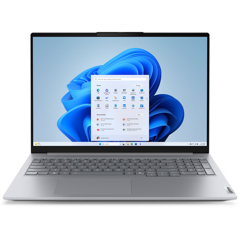 Lenovo ThinkBook 16 Gen 8 16 Inch Intel Ultra 5 225U 4.8GHz 32GB (2x 16GB) RAM 512GB SSD Laptop with Windows 11 Pro