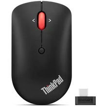 view Lenovo ThinkPad Compact USB-C Optical Wireless Mouse - Black