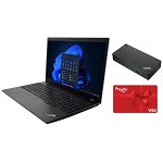 Lenovo ThinkPad L15 Gen 4 15.6 Inch Intel i7-1355U 5.0GHz 16GB (2x 8GB) RAM 512GB SSD Laptop with Windows 11 Pro + USB-C Dock + $50 Prezzy Card