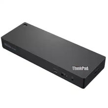 view Lenovo ThinkPad Thunderbolt 4 Smart Dock Four Monitor Laptop Docking Station with 100W Power Delivery - 4x USB-A, 1x USB-C, 1x Thunderbolt 4, 1x HDMI, 1x DisplayPort, 1x RJ-45, Audio Jack