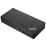 Lenovo ThinkPad Universal USB-C Triple Monitor Smart Dock - 1x USB-C, 3x USB3.1, 2x USB2.0, 2x Display Port, 1x HDMI, 1x Ethernet, 1x Audio Jack
