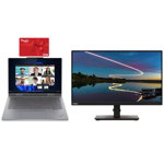Lenovo ThinkPad X1 2-in-1 Gen 9 14 Inch Intel Ultra 5 125U 4.3GHz 16GB RAM 512GB SSD Touchscreen Convertible Laptop with Windows 11 Pro + 24" Monitor + $50 Prezzy Card