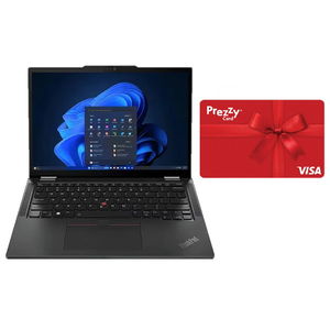 Lenovo ThinkPad X13 2-in-1 Gen 5 13.3 Inch Intel Ultra 7 155U 4.8GHz 16GB RAM 512GB SSD Touchscreen Convertible Laptop with Windows 11 Pro + 4G LTE + $50 Prezzy Card