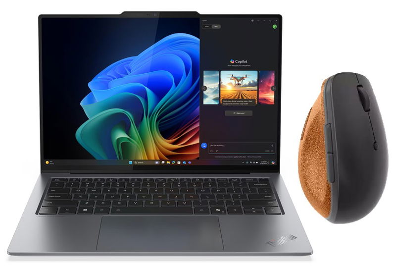 Lenovo ThinkPad X9-14 Gen 1 14 Inch Ultra 7 258V 8C 4.8GHz 32GB RAM 512GB SSD Wi-Fi 7 Touchscreen Laptop with Windows 11 Pro  + Wireless Mouse