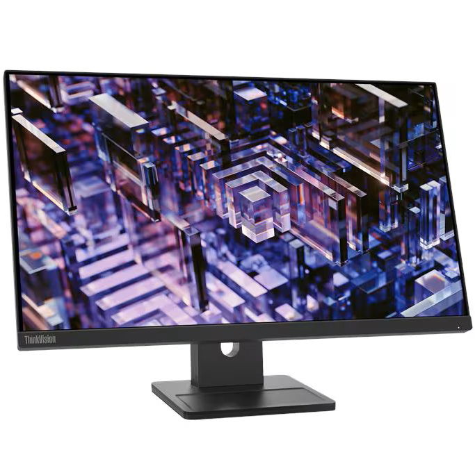 Lenovo ThinkVision E24q-30 23.8 Inch QHD 2560 x 1440 100Hz IPS Monitor with Speakers - HDMI, DisplayPort