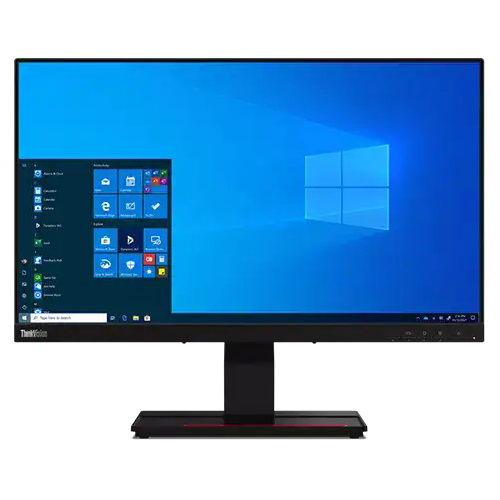 Lenovo ThinkVision T24t-20 23.8 Inch 1920x1080 4ms 60Hz 300nit Touch IPS Monitor - HDMI, DisplayPort, USB-C