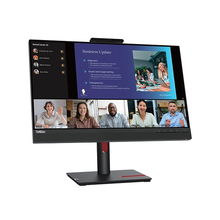 view Lenovo ThinkVision T24v-30 23.8 Inch 1920x1080 4ms 75Hz IPS Monitor with Built-in Speakers, Webcam & USB Hub - HDMI, DisplayPort, VGA, USB-C