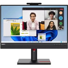 view Lenovo ThinkCentre Tiny-In-One 24 Gen 5 23.8 Inch 1920 x 1080 6ms 250nit IPS Touchscreen Monitor with Built-in Camera - DisplayPort, HDMI, USB-A