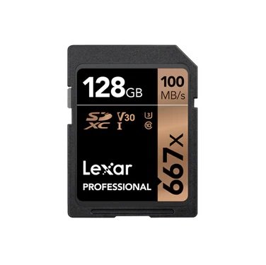Lexar Professional 128GB 667x SDXC UHS-I Card