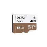 Lexar Professional 64GB 667x MicroSDXC UHS-I Card with SD Adapter