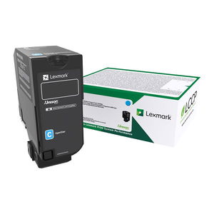 Lexmark 74C60C0 Cyan Toner Cartridge