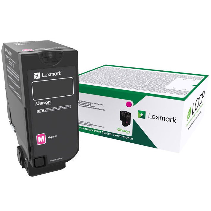 Lexmark 74C6HM0 Magenta High Yield Toner Cartridge