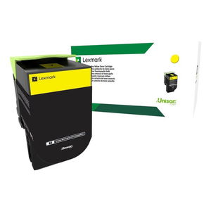 Lexmark 808XY Yellow Extra High Yield Toner Cartridge