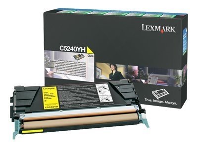 Lexmark C5240YH Yellow High Yield Toner Cartridge