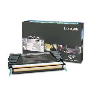 Lexmark C734A1KG Black Toner Cartridge