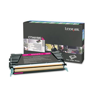 Lexmark C734A1MG Magenta Toner Cartridge