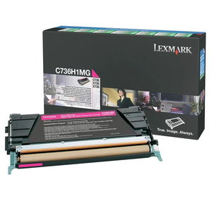 Lexmark C736H1MG Magenta High Yield Toner Cartridge