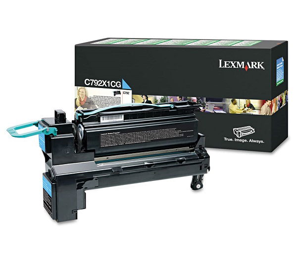 Lexmark C792X1CG Cyan Extra High Yield Toner Cartridge