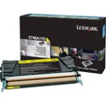 Lexmark X746A1YG Yellow Toner Cartridge