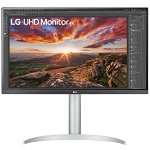 LG 27UP850N-W 27 Inch 3840 x 2160 5ms 400nit 60Hz IPS Gaming Monitor with Speakers - HDMI, DisplayPort, USB-C