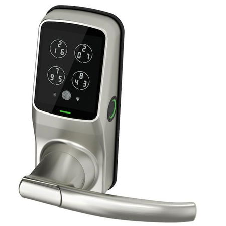 Lockly Secure Plus Latch Lock - Satin Nickel