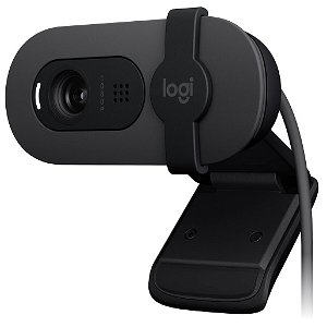 Logitech Brio 100 FHD 1920x1080 Webcam with Built-in Microphone - Graphite