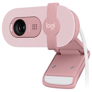 Logitech Brio 100 FHD 1920x1080 Webcam with Built-in Microphone - Rose