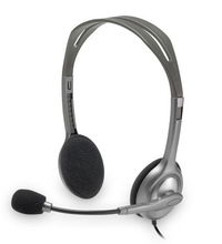 view Logitech H110 2x 3.5mm Over the Head Wired Stereo Headset with Microphone