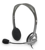 Logitech H110 2x 3.5mm Over the Head Wired Stereo Headset with Microphone