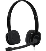 Logitech H151 Stereo Noise Cancelling Headset - Black