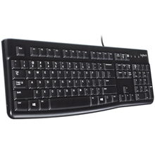 view Logitech K120 USB Keyboard - Black