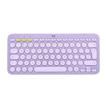 view Logitech K380 Multi-Device Wireless Bluetooth Keyboard - Lavender