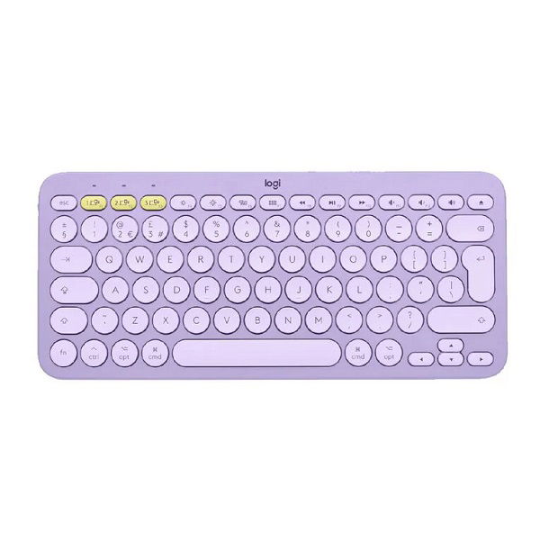 Logitech K380 Multi-Device Wireless Bluetooth Keyboard - Lavender