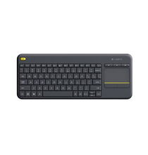 view Logitech K400 Plus Touchpad Wireless Keyboard - Black