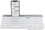 Logitech K580 Slim Multi-Device Wireless Keyboard - Off-White