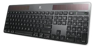 Logitech K750r Wireless Solar Keyboard - Black