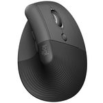 Logitech Lift For Business Ergonomic Bluetooth Wireless Mouse for Business - Graphite