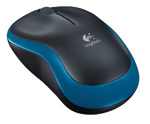 Logitech M185 Wireless Laser Mouse - Blue and Black