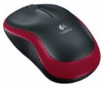 Logitech M185 Wireless Laser Mouse - Red and Black