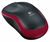 Logitech M185 Wireless Optical Mouse - Red