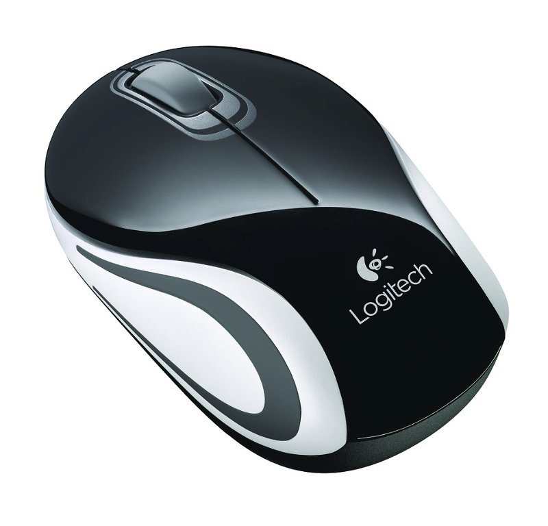 Logitech M187 Wireless Mini Mouse - Black